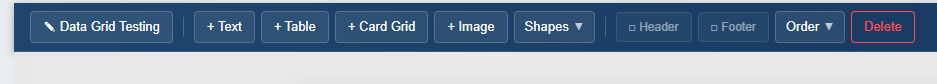 Document Composer Studio toolbar overview