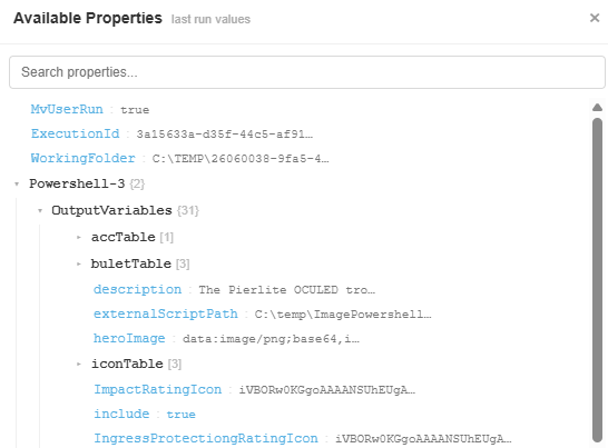 Browsing tokens in the token browser